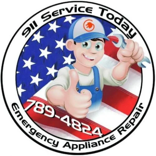 911 Service Today logo, featuring modern design and vibrant colors, symbolizing reliable and efficient appliance repair services in Charleston, SC.